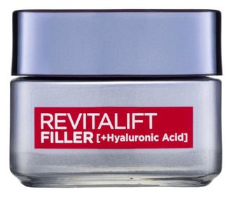 Дневен крем, Loreal, Revitalift Filler, Хиалуронова киселина, 50 мл
