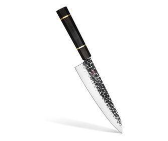 Cutit Bucatar Fissman-Kensei Bokuden, otel AUS-8, 21 cm, argintiu/maro