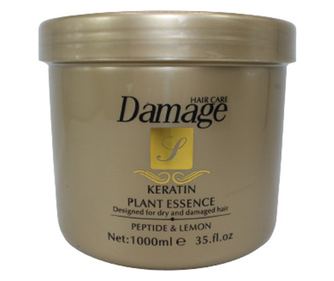 Maska za lase Damage Hair Care Keratin Plant Essence, Peptide & Lemon