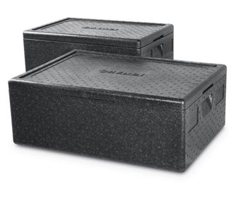 Izolirani spremnik za hranu s poklopcem, 40 lt, GN1/1, unutarnje dimenzije 538x338x(V)234mm, Hendi Kitchen Line, polipropilenska