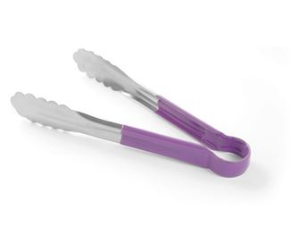 Hendi prijemalke za serviranje, HACCP, vijolične, (D)250 mm, PVC ročaj, nerjaveče jeklo