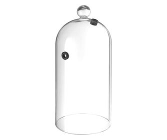 Cloche din sticla cu gaura pentru furtun fum, Hendi, diametru diametru130x(H)282 mm, poate fi utilizat in combinatie cu infuzoru