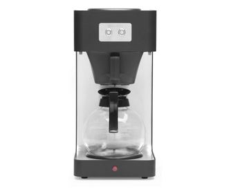 Aparat cafea Hendi Profi Line vas sticla capacitate 1.8 litri, 2 zone de incalzire, indicator luminos, 2020 W, 204x380x(H)425 mm