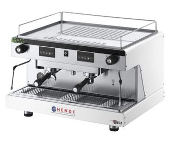 Hendi Top Line profesionalni aparat za espresso BY WEGA 3700 W bijeli 740x555x(V)515 mm, elektroničko upravljanje, programiranje