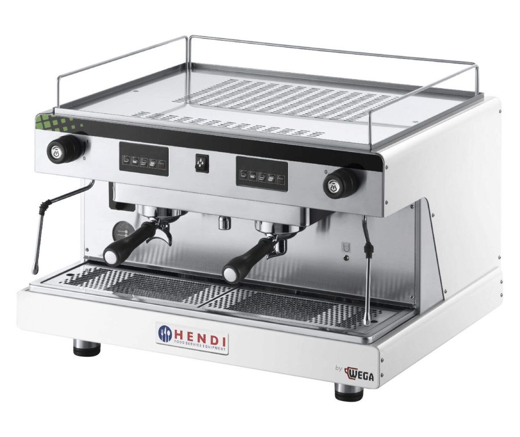 Hendi Top Line profesionalni aparat za espresso BY WEGA 3700 W bijeli 740x555x(V)515 mm, elektroničko upravljanje, programiranje