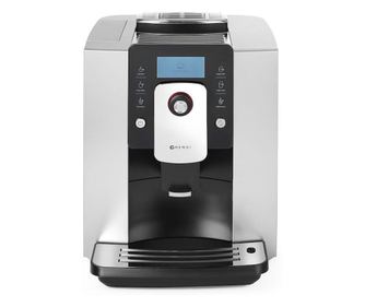 Automatski aparat za kavu, Hendi One Touch, 1400 W, s mlinom, crni, programabilna pića: espresso, duga kava, cappuccino