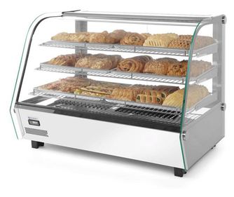 Vitrina calda cu 3 nivele, 160 lt, interval temperatura 30-90 gr C, 1500W, ARKTIC by Hendi, 857x568x(H)686 mm
