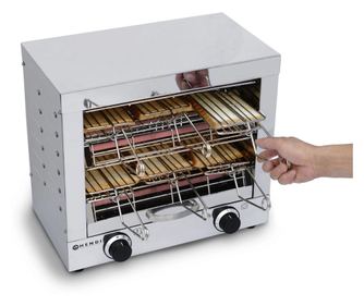 Toaster cu 6 compartimente, Hendi, inox, 3000W, 43.8x29x(H)40.2 cm