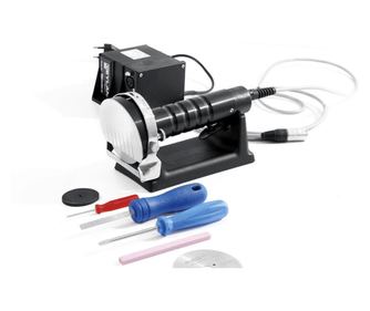 Hendi Profi Line električni nož za kebab, 8 cm rezilo iz nerjavečega jekla, 5000 obratov na minuto, nastavljiva debelina reza