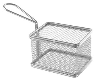 Hendi košara za cvrtje, za serviranje prigrizkov, nerjaveče jeklo - 100x80x(V)75 mm