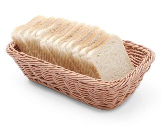 Hendi Kenyérkosár, GN 1/4 265x162x(H)65 mm, Barna