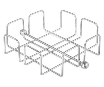 Szalvétatartó, krómozott acél, 190x190x(H)65 mm, Hendi