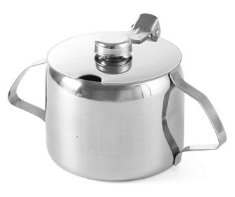 Posuda za šećer od nehrđajućeg čelika s poklopcem, 0,3 litre