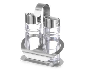 Set za sol i papar od 2 dijela, nehrđajući čelik, 85x55x(V)115 mm, Hendi