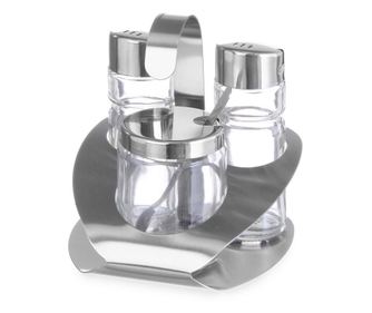 Hendi set za začine, 3 komada, nehrđajući čelik, 100x95x(V)115 mm