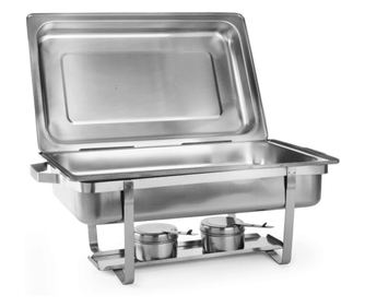 Set od 2 Gastronorm GN1/1 posude za podgrijavanje hrane, dubina 65 mm, 9L, nehrđajući čelik, Hendi