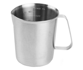 Hendi Мерителна кана от неръждаема стомана 0.5L, Солидна конструкция, 90x(В)110 мм