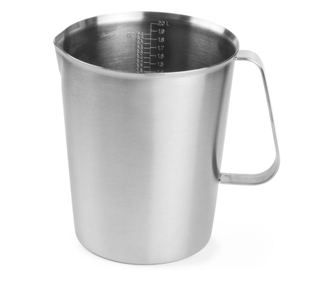Cana gradata din otel inoxidabil 2 lt constructie solida, 140 x 175 (H) mm