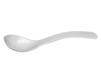 Hendi Лъжица за бюфет, 23.5 см дължина, 30 мл, Бяла, SAN пластмаса, Топлоустойчива до 80°C