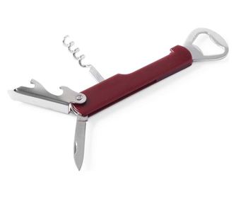 Тирбушон с 4 функции, 140 мм, хромирана стомана, пластмасова дръжка, Hendi