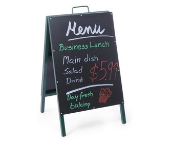 Hendi jeklena stranska miza, jekleno podnožje, 500x850 mm