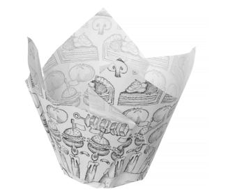 Set 150 vodoodpornih papirnatih košaric Hendi, odpornih na maščobo, 160x160x50(v)mm