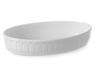 Hendi rustikalna ovalna posoda za pečico 245x(V)55 mm, porcelan