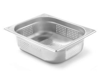 Hendi perforirana posoda Gastronorm GN 1/2 100 mm 5,6 l - Kitchen Line, nerjaveče jeklo