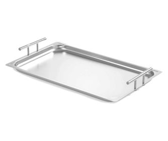 Hendi poslužavnik, GN 1/1, s ručkama, nehrđajući čelik, 530x325x(V)70mm