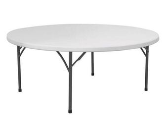 Összecsukható asztal konyhába vagy büfébe, 1500x(h)740 mm, polietilén lappal, Hendi