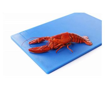 Niebieska deska do krojenia 60x40x1.8 cm, Hendi, polietylen HDPE 500, zgodna z HACCP