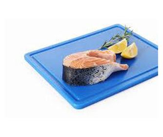 Niebieska deska do krojenia, 26,5x32,5x(H)1,2 cm - GN1/2