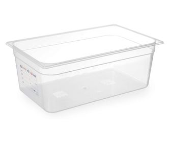 Gastronorm GN 1/1 pladenj, 530x325x(V)150 mm, 21 lt, z oznako HACCP, polipropilen, Hendi