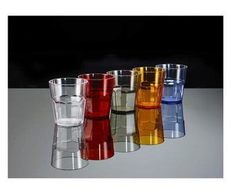 Granity polikarbonát tartós pohár, átlátszó, 500 ml űrtartalom