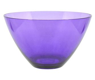Trpežna polikarbonatna posoda, vijolična, premer 220 mm