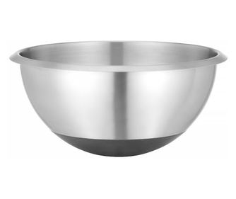 Hendi zdjela za miješanje od nehrđajućeg čelika s gumenom bazom, 265x125 mm
