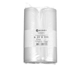 Комплект от 2 ролки за вакуум машини с релеф, за съхранение на храна Hendi, 200x6000 мм