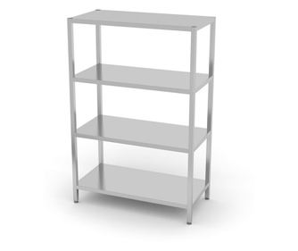 Regał 4-półkowy, do samodzielnego montażu, Hendi, Kitchen Line, 1000x400x(H)1800mm