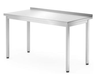 Hendi delovna miza z robom in stenskim nosilcem, 1400x700x(V)850mm