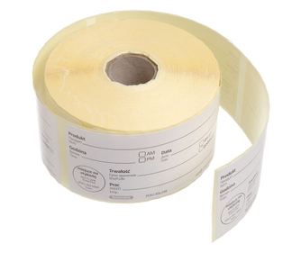 Etikete za večkratno uporabo za označevanje živil - »Uporabno do«, HENDI, 500 kosov/rola, 100x50mm