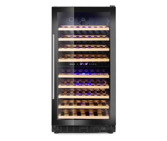 Hladnjak za vino s 2 zone temperature, 72 boce, Hendi 232 litara, 220-240V/90W, 595x605x(V)1225 mm