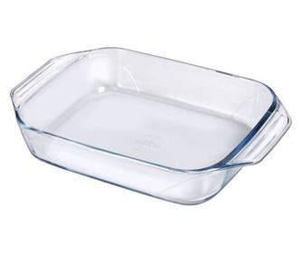 Tava OVENCHEF, Duralex, din sticla transparenta, 4000ml.set 1 buc.390x250x(H)70mm