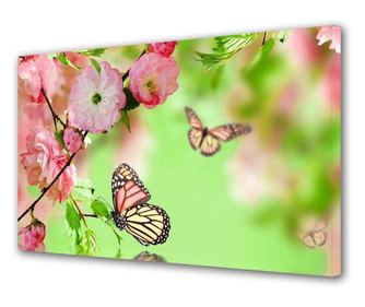 Dekorativna zidna umjetnost s drvenim okvirom, 33 cm x 24 cm, cvjetni dizajn 1661