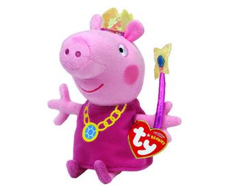 PLUS TY 15CM PEPPA PIG PRINCESA