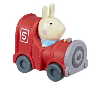 PEPPA PIG AVTOMOBILČEK BUGGY LOKOMOTIVA IN FIGURICA ZAJČICA REBECCA