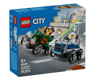 "LEGO CITY ΣΕΤ ΑΓΩΝΩΝ ΑΕΡΟΠΛΑΝΟ VS. ΚΡΕΒΑΤΙ ΝΟΣΟΚΟΜΕΙΟΥ 60459"