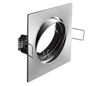 GTV Oprawa punktowa Porto-K z regulacją odlew IP20 inox kwadrat (OP-PRAN6-02)