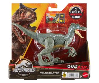 JURASSIC WORLD EPIC ATTACK DINOZAVER VELOCIRAPTOR