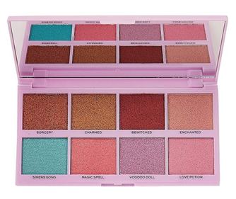 Παλέτα Σκιών, Makeup Revolution, Under Your Spell Pigment, 8 λαμπερές σκιές