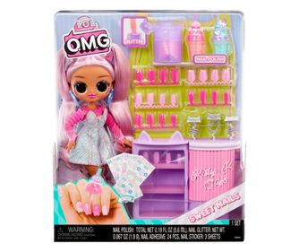 L.O.L. SURPRISE OMG SWEET NAILS KITTY K ΣΕΤ ΚΟΥΚΛΑ ΜΕ ΑΞΕΣΟΥΑΡ